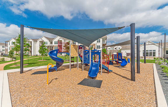 Kids playground at Crossroad Commons Apartments, Texas