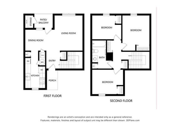 La Promesa3 Bedroom Floor Plan