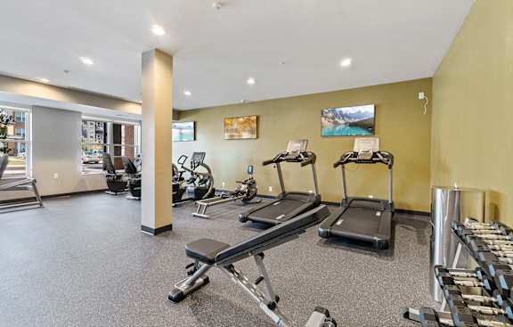 Modern Fitness Center at Signal Hills 55+ Apartments, West St. Paul, 55118