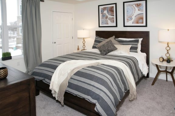 Gorgeous Bedroom Designs at The Legends of Columbia Heights 55&#x2B; Living, Minnesota