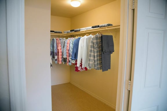 Closet space&#xA0;at Madison Pointe Apartments, Cotulla