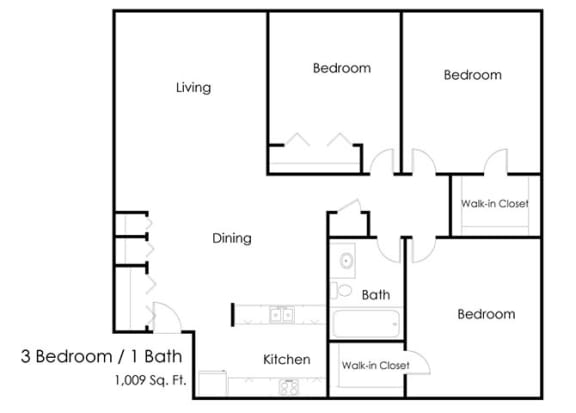 Maryland Park_3 Bedroom Floor Plan