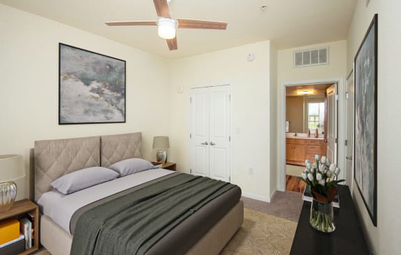 Large Comfortable Bedrooms at Scharbauer Flats, Texas