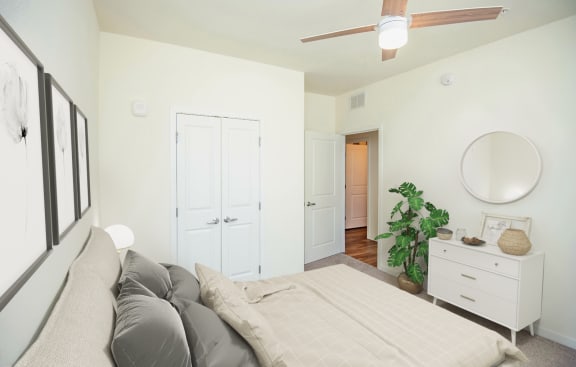 Comfortable Bedroom With Accessible Closet at Scharbauer Flats, Midland, 79705