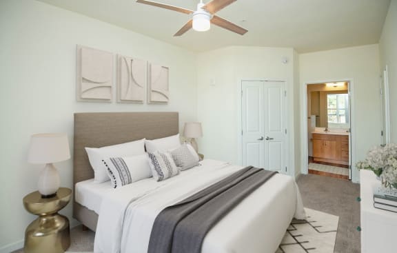 Classic Bedroom at Scharbauer Flats, Midland, TX