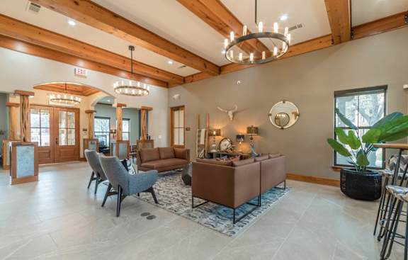 Clubroom Interior at Stoneridge Apartments, Pflugerville, TX 78660