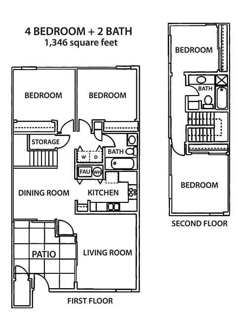 Westview Terrace_4 Bedroom Floor Plan