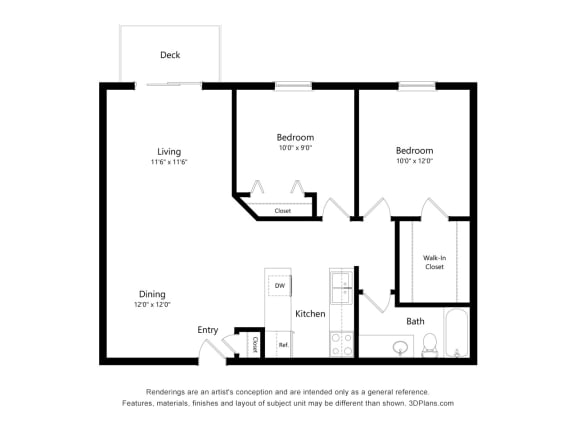 Floor Plan  Dominium_CedarRidge_2D_2BD