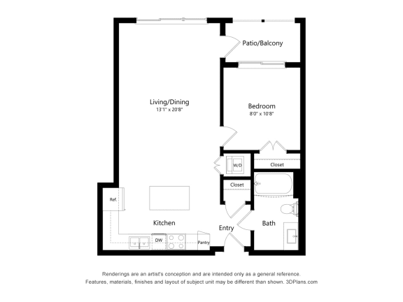 A4 Floor Plan Blueprint at Heron Ridge 62+ Apartments, Florida