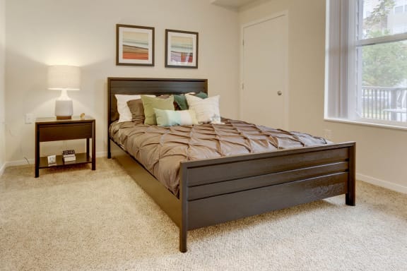 Large Bedroom at The Legends at Silver Lake Village 55&#x2B; Apartments, St. Anthony, Minnesota