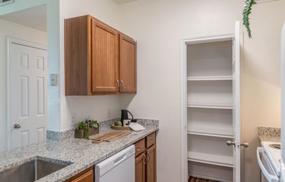 Kitchen Pantry at Mission at Baytown, Baytown Texas
