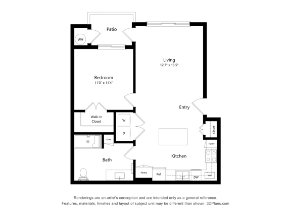 Vista Ridge_1 Bedroom-ADA