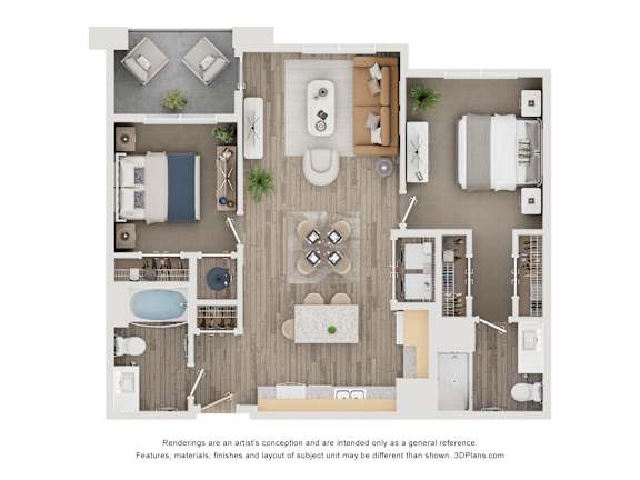 2 bed 2 bath E at Orchard Springs 55+ Apartment , Surprise, AZ