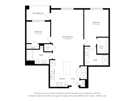 2 bed 2 bath I at Orchard Springs 55&#x2B; Apartment , Arizona