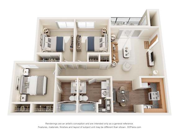 3 bedroom 2 bath at RiverEast, Council Bluffs