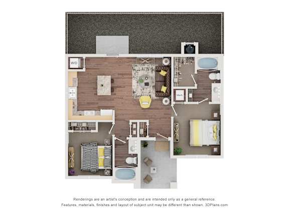 2 bed 2 bath B at Saddleback Village at Stonegate Townhomes, Maricopa, AZ