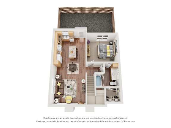 3 bed 2 bath D at Saddleback Village at Stonegate Townhomes, Maricopa, AZ