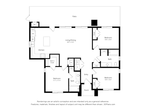 3 bed 2 bath G at Saddleback Village at Stonegate Townhomes, Maricopa