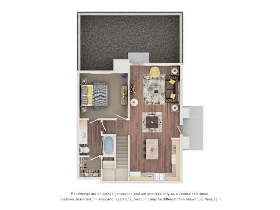 4 bed 3 bath F at Saddleback Village at Stonegate Townhomes, Arizona, 85138