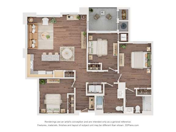 3 bed 2 bath B at Sandoval Flats Apartment, Rio Rancho, MN, 87144