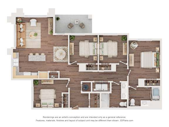 4 bed 2 bath B at Sandoval Flats Apartment , Minnesota, 87144