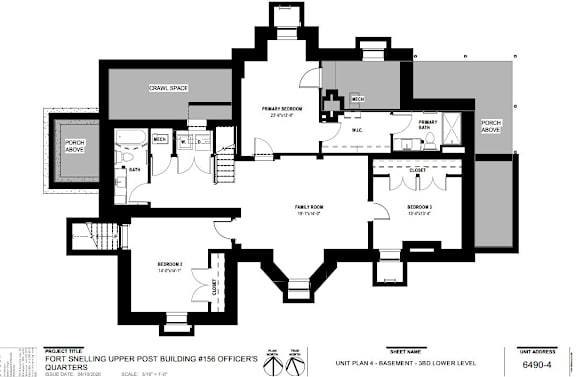 2 bed 2 bath B at Upper Post Flats Apartments, Minnesota
