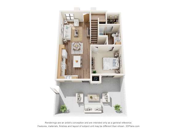 4B 4 Bedroom 2 Bath Floorplan at Sidney Village, Buckeye, Arizona