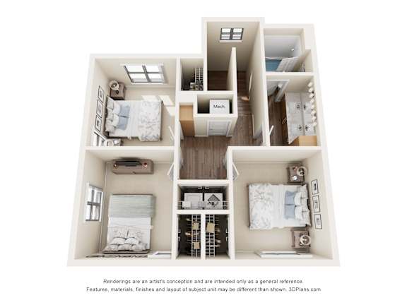 4B 4 Bed 2 Bath Floorplan at Sidney Village, Buckeye, 85326