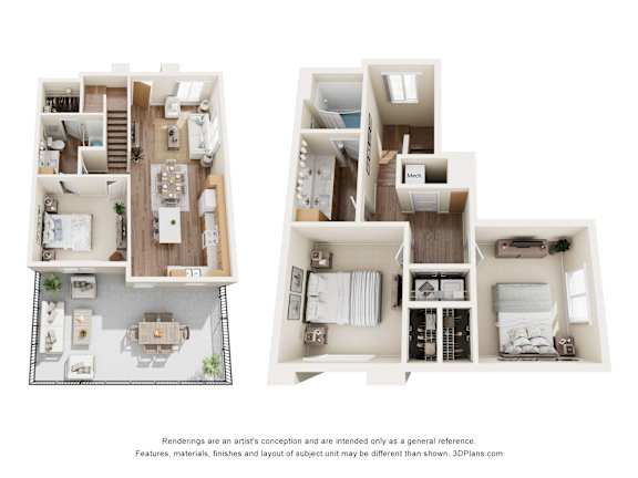C1 TH Floor Plan at Townhomes on Earley, Casa Grande, AZ