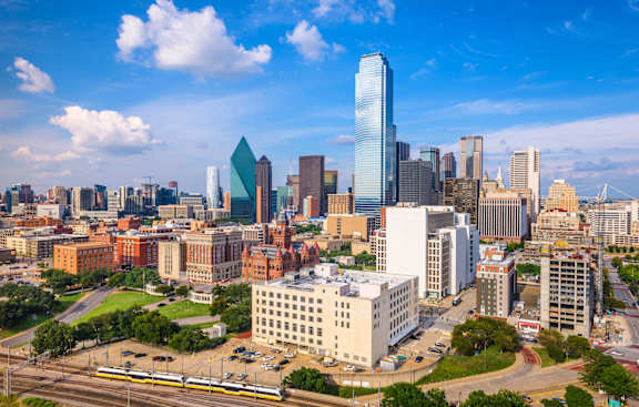 Dallas Skyline  at Riverstation, Dallas, TX 75217