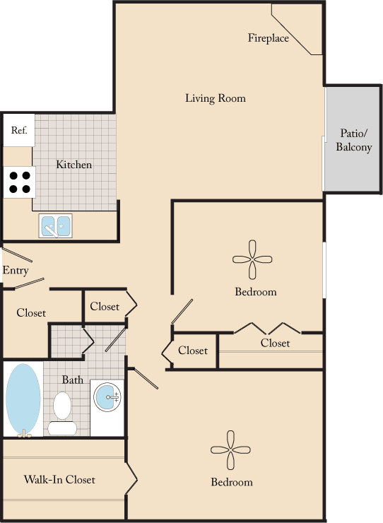a blueprint of a floor plan of a house