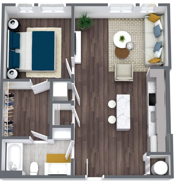 10th &amp; Dairy Floor Plan  F1