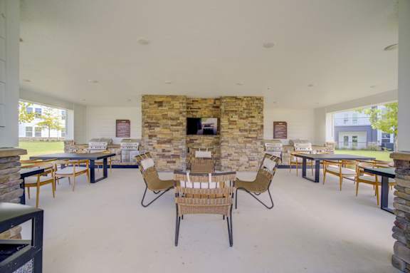 Gathering Area With Grills at The Enclave at Deer Moss Creek, Niceville
