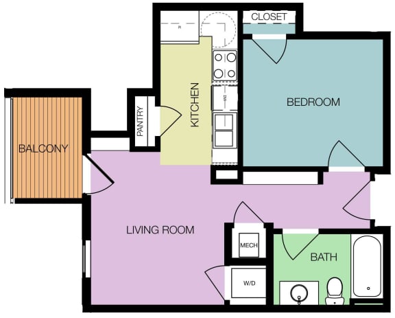 Masonry Apartments Terrace Floor Plan
