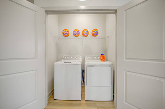 Small laundry room at The Enclave at Deer Moss Creek, Niceville