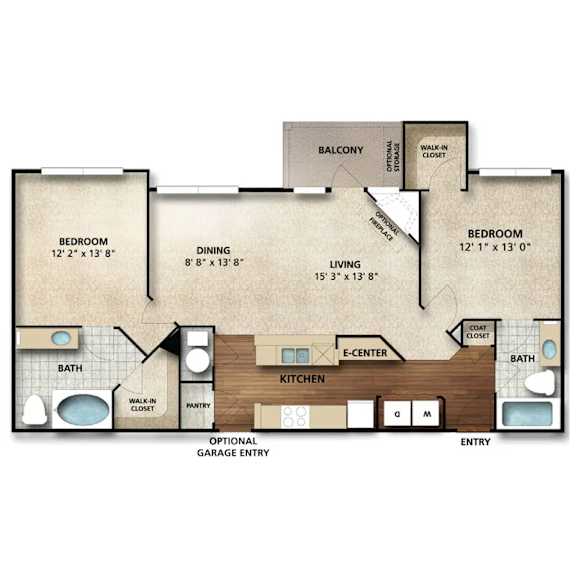 Braeburn Floor Plan | 820-1,155 Sq. Ft. at The Orchard, Dublin
