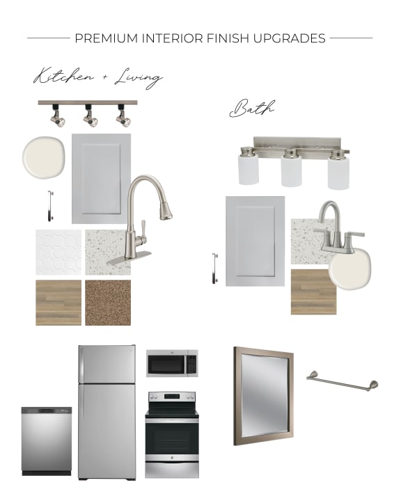 a modern farmhouse bathroom makeover with a copper tub, copper sink and wood plank ceiling