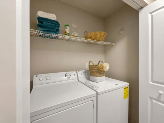 In-Unit Washer and Dryer at Lexington Farms Apartments