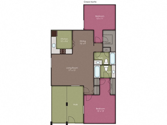 Crepe Myrtle floor plan in Wilmington NC