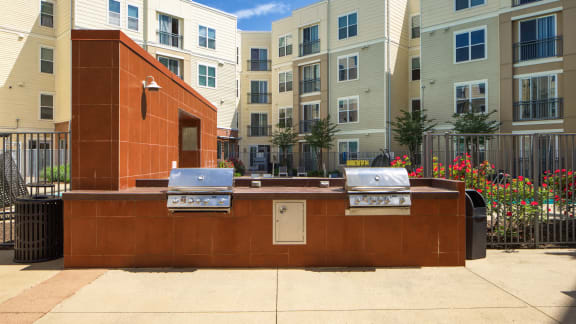 Grill Area at Proximity at ODU, Norfolk, Virginia