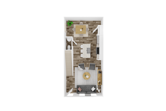 Hemlock 3 Bedroom Main Level Floorplan | 1,553 Sq. Ft. at The Mark, Harrisonburg, 22801
