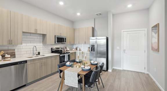Kitchen with Dining Area at Innsbrook Square, Virginia