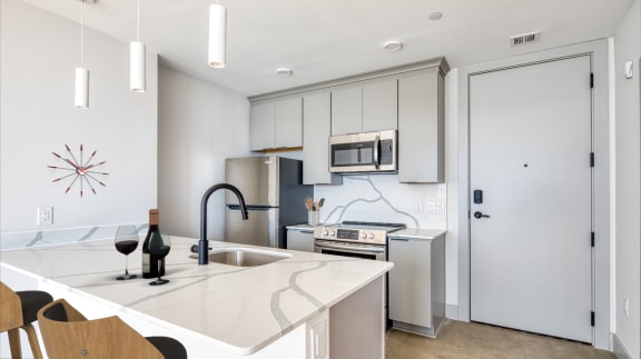 Soft Close Cabinets at Residences at Richmond Trust in Richmond, VA