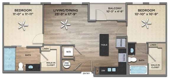 Lumina Apartments Floor Plan 6