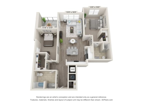 Floor Plans of VISTA Summit Pointe in Chesapeake, VA