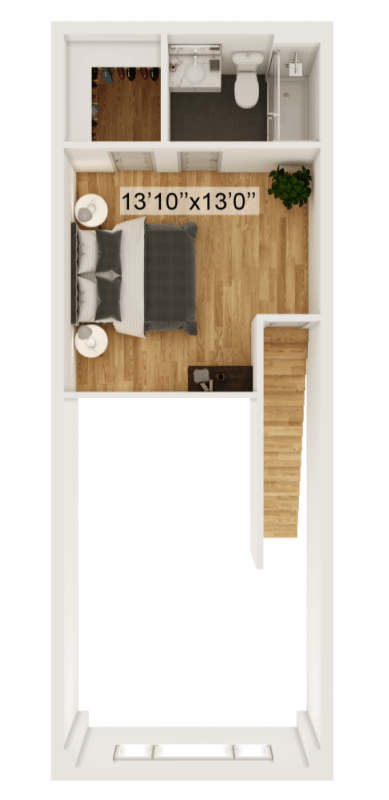Harrison Loft Floor Plan at Residences at Richmond Trust, Richmond, Virginia