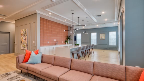 Living Room at The Bella at Westchester, Virginia, 23113