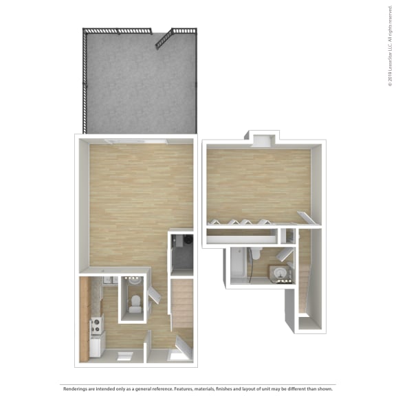 a bedroom floor plan and a bathroom with a tub and shower