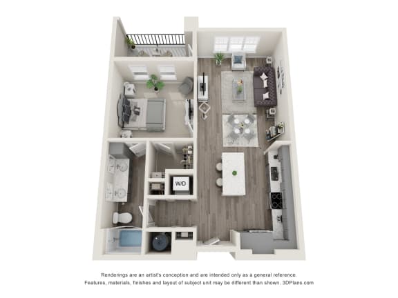 bedroom floor plan | luxury apartments in towson md | the mille brookhaven apartment