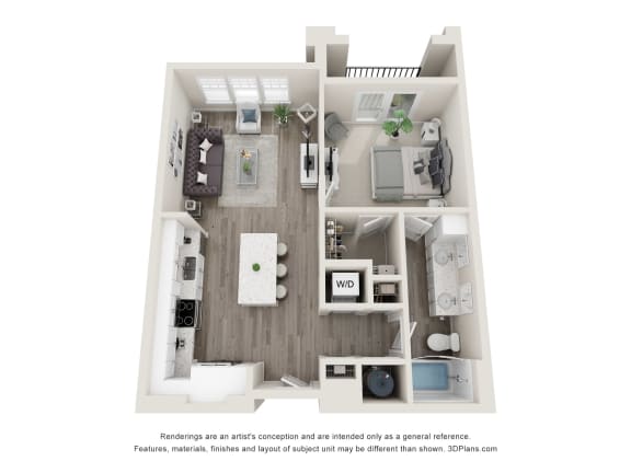 a 1 bedroom floor plan  460 sq ft